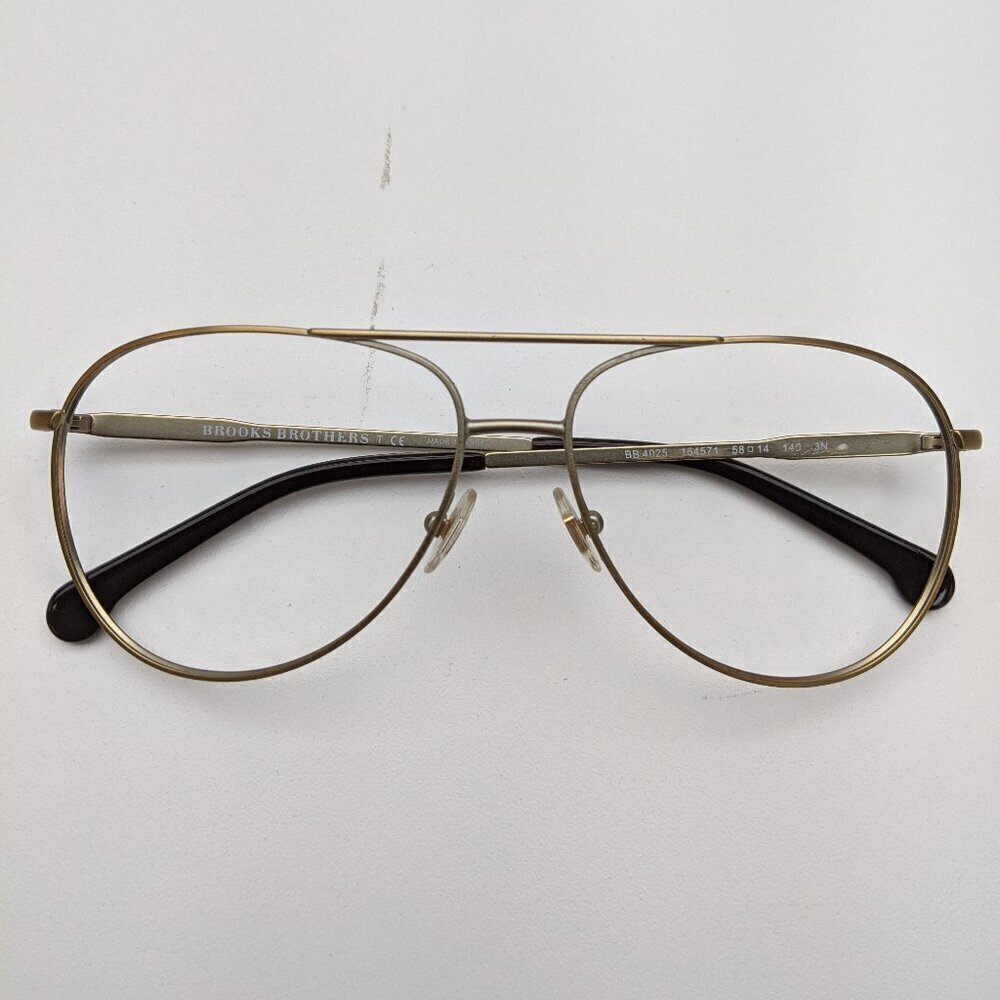 🕶️Frame only! Brooks Brothers BB4025 164571 Aviator Sunglasses 58/14-140/JLE539​